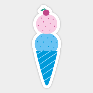 Ice Cream Cone Sticker